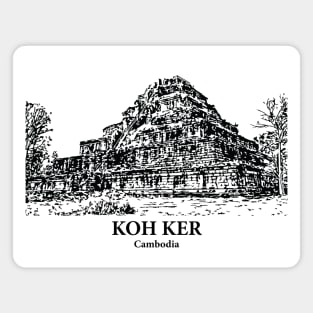 Koh Ker - Cambodia Magnet